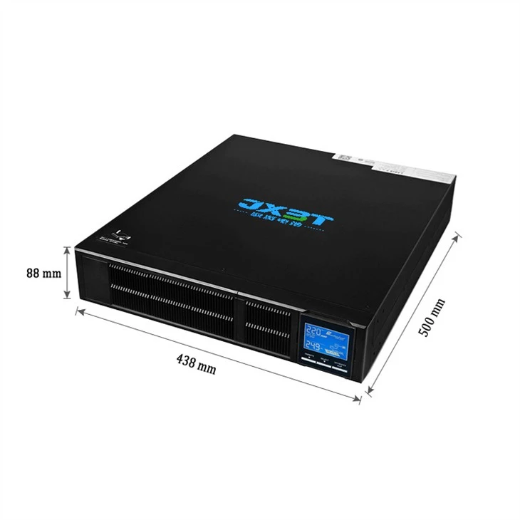 Op een rek gemonteerde UPS-batterij